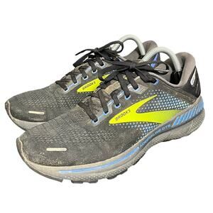 Brooks Men's Black Blue Nightlife Adrenaline GTS 22 Running Shoes Size 10‎